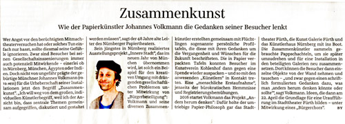 Beitrag in der Süddeutschen Zeitung vom 31.12.15/01.01.2016